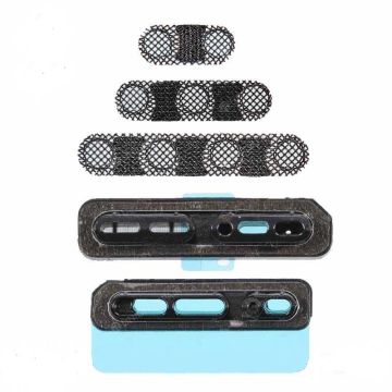 iPhone X Charge Flex Anti-dust Mesh w/ Adhesive 5pcs - Black