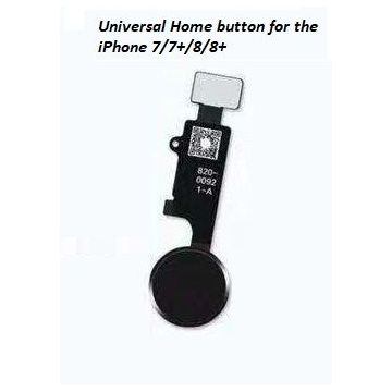 Home button for the iPhone 7/7+/8/8+ with bluetooth, Black