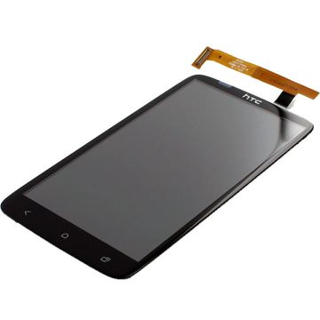 LCD-skärm ram HTC One komplett, orginal, Svart