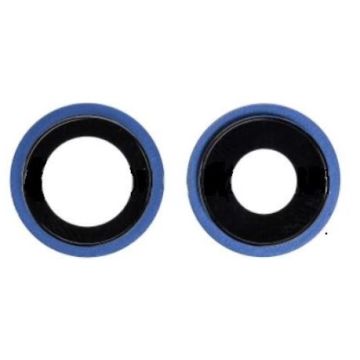 iPhone 12/12 Mini Rear Camera Holder with Lens - Blue
