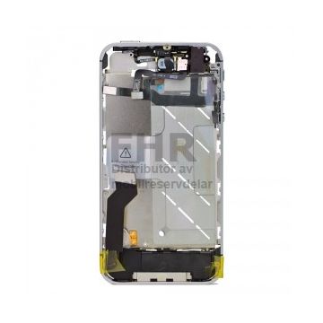 iPhone 4S Mid Frame Bezel Full Assembly White