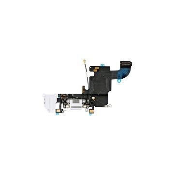 iPhone 6S hörlursuttag & lightning-anslut flexkabel - vit