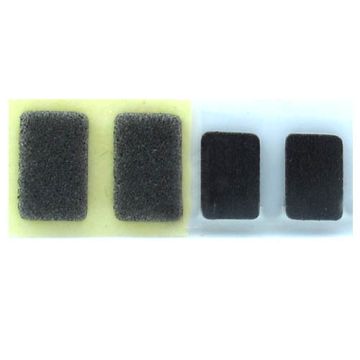 iPhone 4s svamp packnings 2st fastställts för hörlurar flex