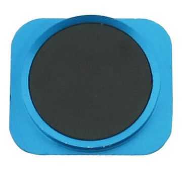 iPhone 5 Black hem knapp med blå kromring