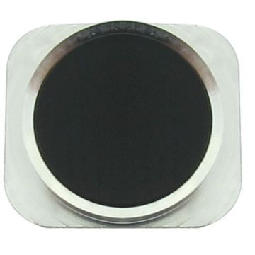 iPhone 5 Black hem knapp med silverkromring