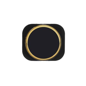 iPhone 5 Knapp Guld-Svart