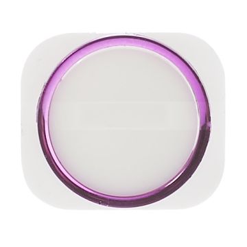 iPhone 5 Hemknapp Lila-Vit