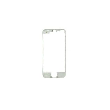 iPhone 5 plast frontramen i vitt (hög kvalitet)