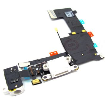 iPhone 5S Charging Connector/flex/hörlurar flex uttaget vit