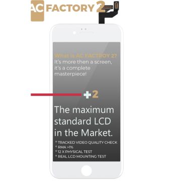 iPhone 6S Plus, LCD screen, AC Factory 2, White
