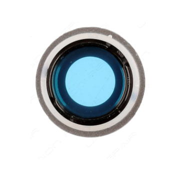 iPhone 8/SE 2nd/3rd gen, back camera lens and holder, silver