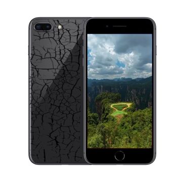 iPhone 8 Plus 64GB Space Gray - Broken backcover
