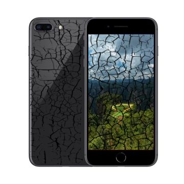 iPhone 8 Plus 64GB Space Gray - Broken screen & backcover