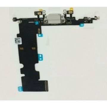 iPhone 8 Plus, Lightning connector, audio flex cable, white