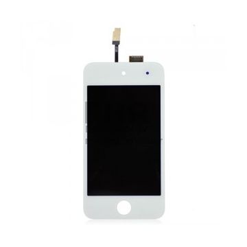 LCD-skärm med digitizer för iPod Touch 4th Gen vit original
