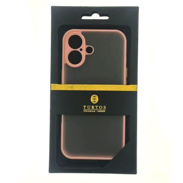 Shockproof Case for iPhone 16, Pink