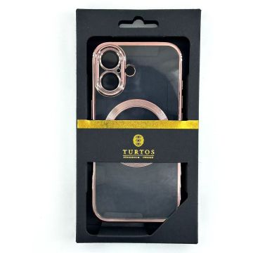 Magnetic transparent case for iPhone 16 Plus, Ross