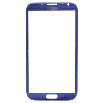 Samsung Galaxy Note 2 N7100 Touch Panel Glas Blå