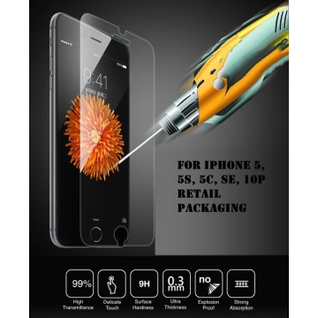 Premium Tempered screen protection glass for iPad Mini 4 10P