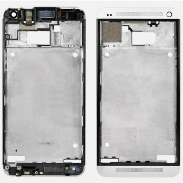 HTC One M7 Housing Mid Plate Middle Frame, Silver