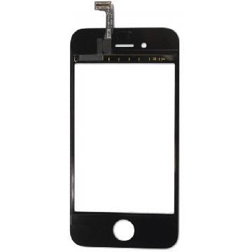 iPhone 4 4S digitizer & pekskärm glas svart